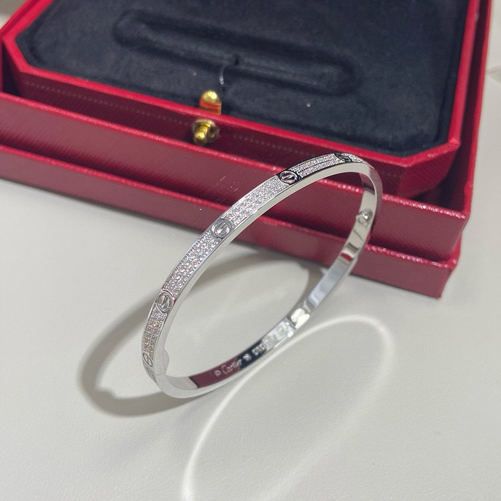[AuraEcho]LOVE BRACELET 3.65MM DIAMOND-PAVED