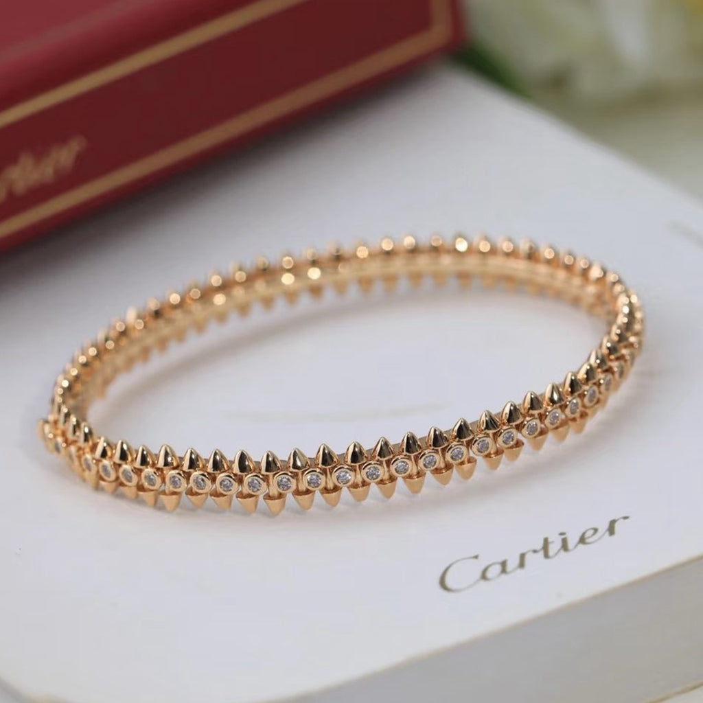 [AuraEcho]CLASH  BRACELET 8MM DIAMONDS