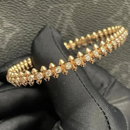 [AuraEcho]CLASH  BRACELET 8MM DIAMONDS