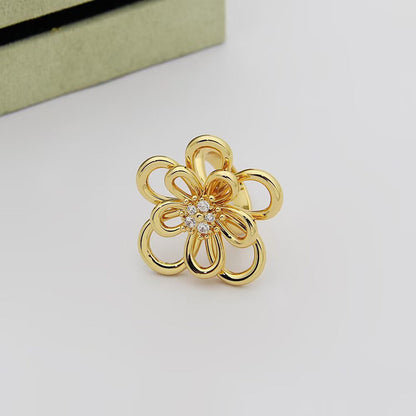 [AuraEcho] FLOWERLACE RING 5 DIAMONDS