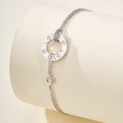 [AuraEcho]LOVE BRACELET 2 DIAMOND