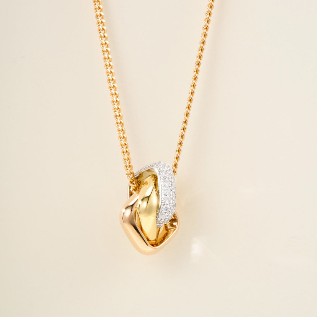 [AuraEcho]TRINITY CUSHION NECKLACE COLLECTION