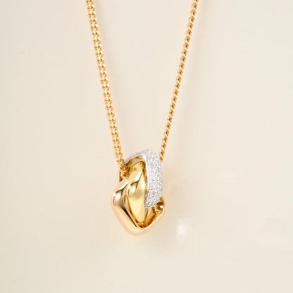 [AuraEcho]TRINITY CUSHION NECKLACE COLLECTION