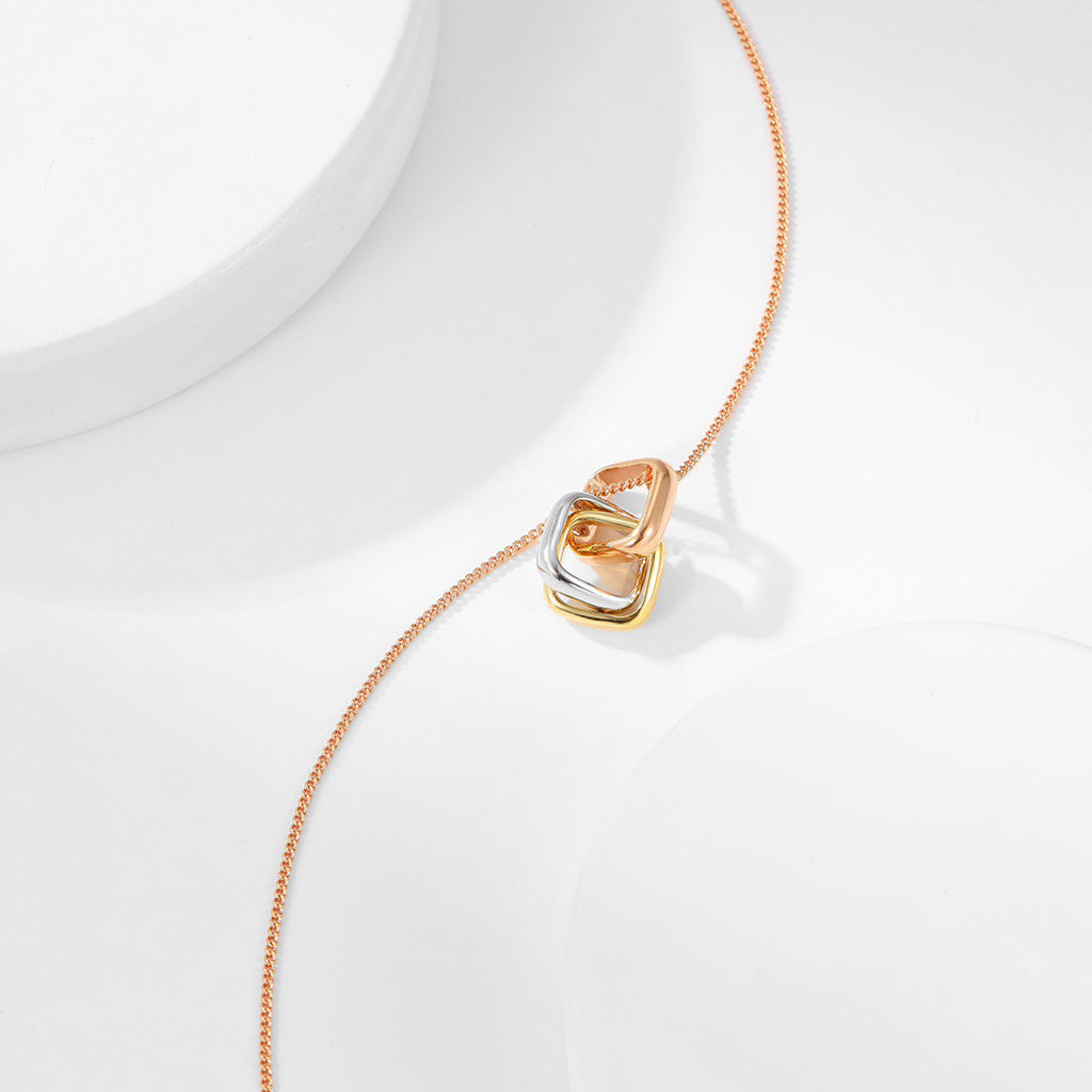 [AuraEcho]TRINITY CUSHION NECKLACE COLLECTION