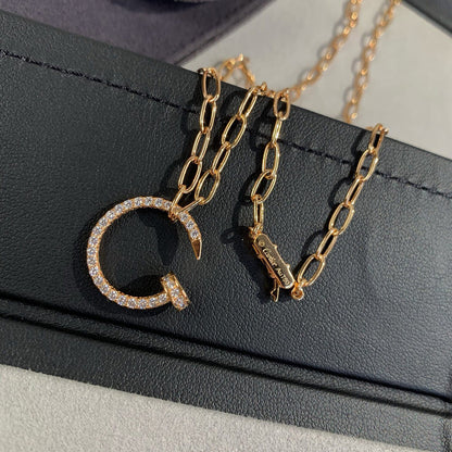 [AuraEcho]JUSTE NECKLACE FULL DIAMONDS