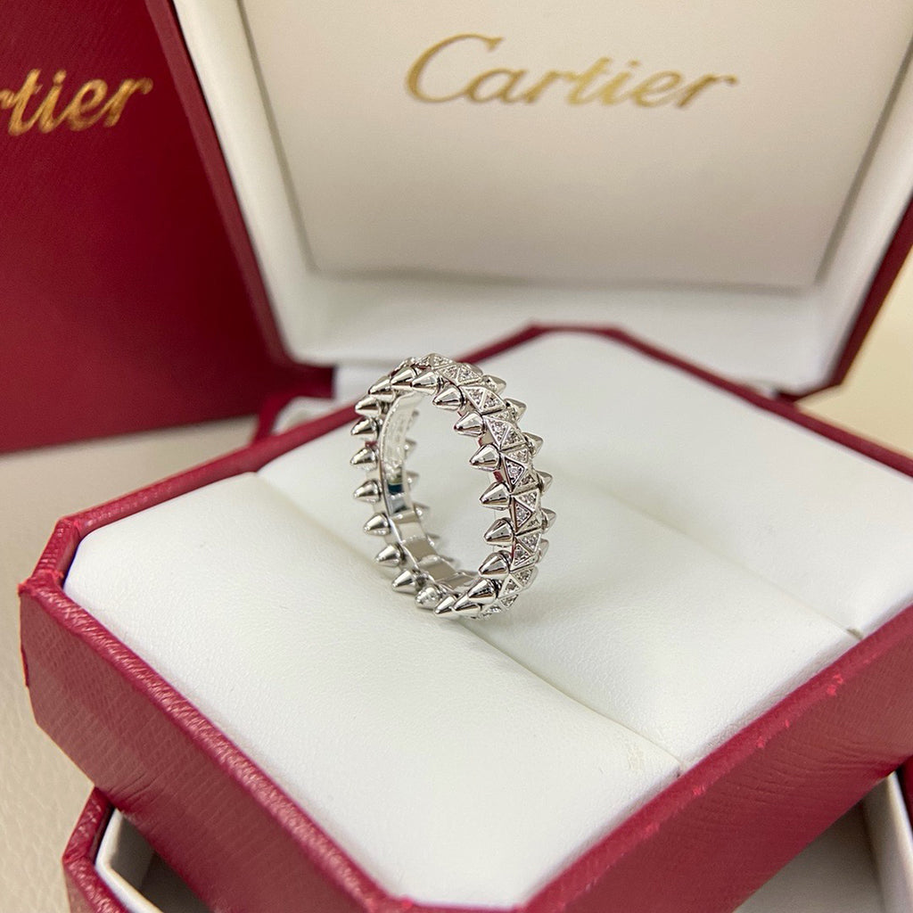 [AuraEcho]CLASH 6.4MM SMALL FULL DIAMOND RING
