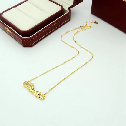 [AuraEcho]PANTHERE FULL DIAMOND NECKLACE