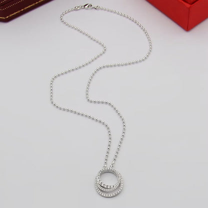 [AuraEcho]ETINCELLE  FULL DIAMOND NECKLACE