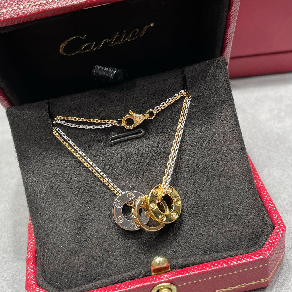 [AuraEcho]LOVE 6 DIAMOND PENDANT NECKLACE