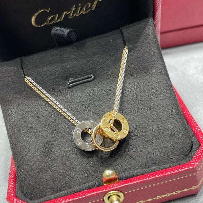 [AuraEcho]LOVE 6 DIAMOND PENDANT NECKLACE