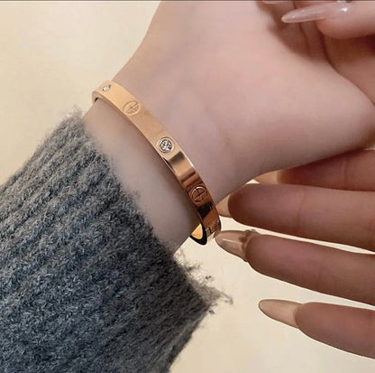 [AuraEcho]2026 RAINBOW LOVE BRACELET 6.1MM  10 DIAMONDS