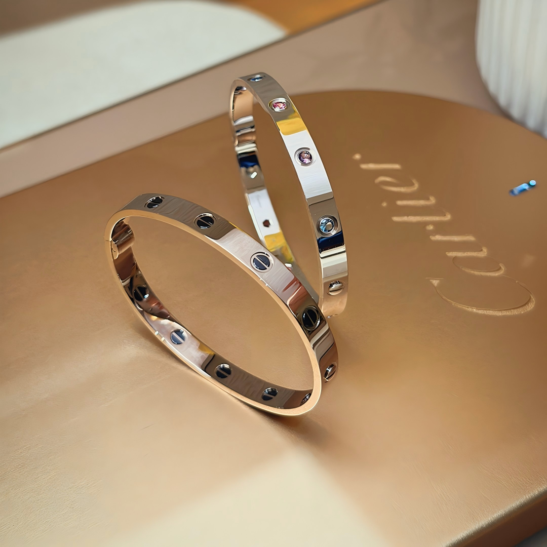 [AuraEcho]2026 RAINBOW LOVE BRACELET 6.1MM  10 DIAMONDS