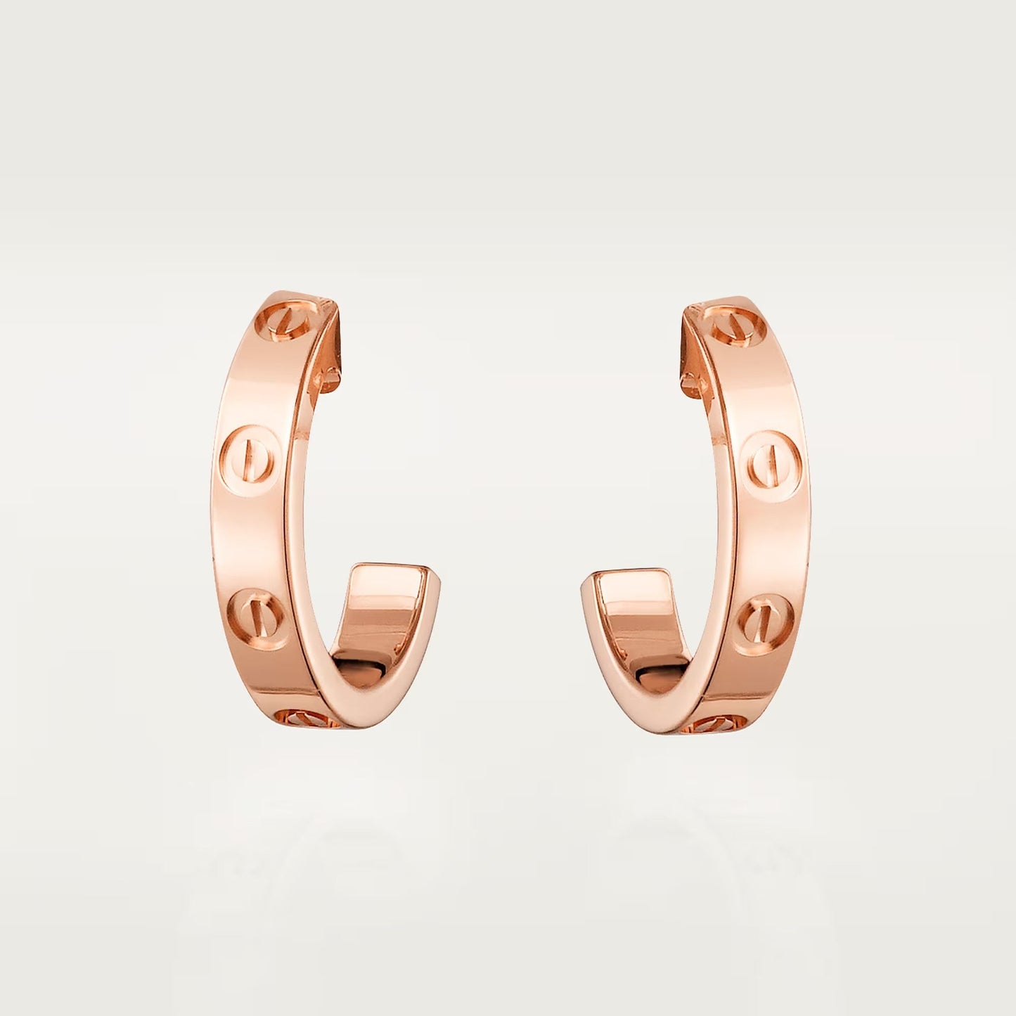 [AuraEcho]LOVE EARRINGS 2.65 MM NO DIAMOND SMALL
