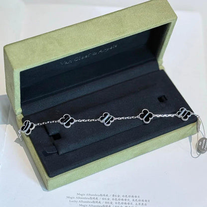 [AuraEcho] CLOVER 5 MOTIF PULSAR STONE BRACELET COLLECTION