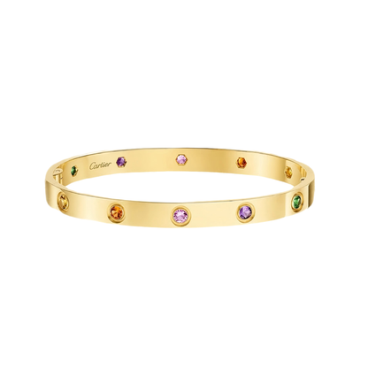 [AuraEcho]2026 RAINBOW LOVE BRACELET 6.1MM  10 DIAMONDS