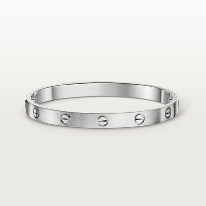 [AuraEcho]LOVE BRACELET 6.1MM BRUSHED