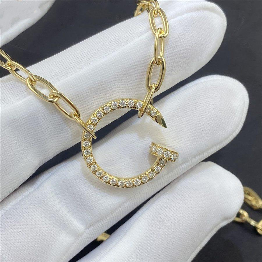 [AuraEcho]JUSTE NECKLACE FULL DIAMONDS