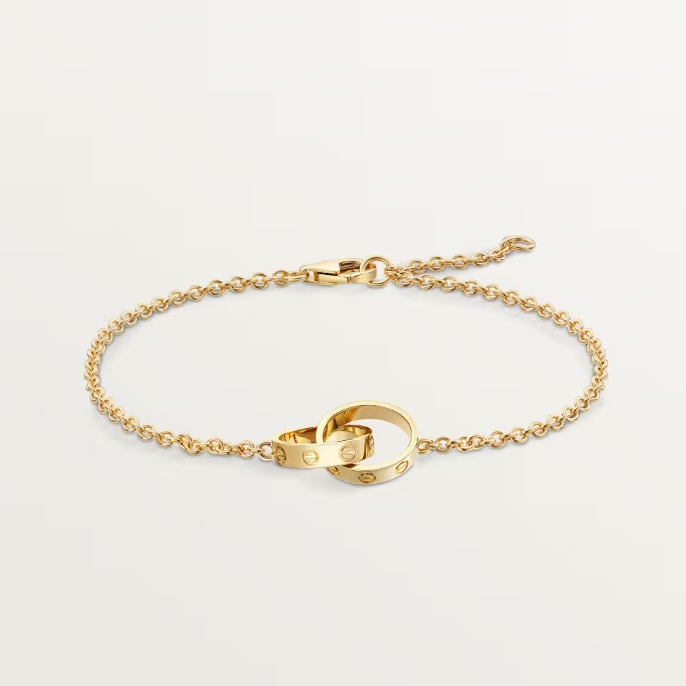 [AuraEcho]LOVE BRACELET DOUBLE RING