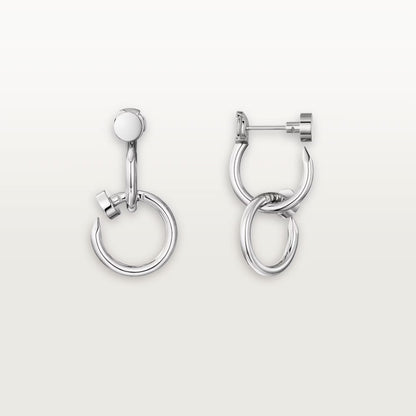 [AuraEcho]JUSTE NO DIAMOND DOUBLE EARRINGS