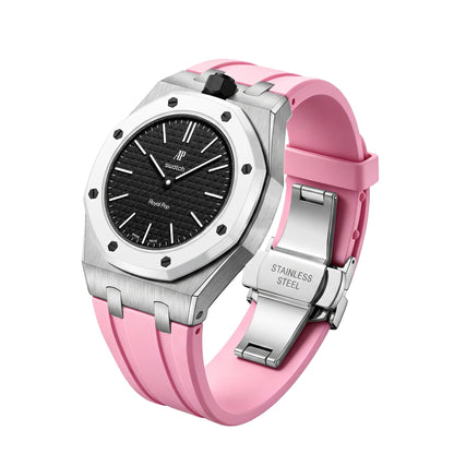 [AuraEcho]Royal Oak Pop Exclusive Steel Case & Silicone Strap With Cradle